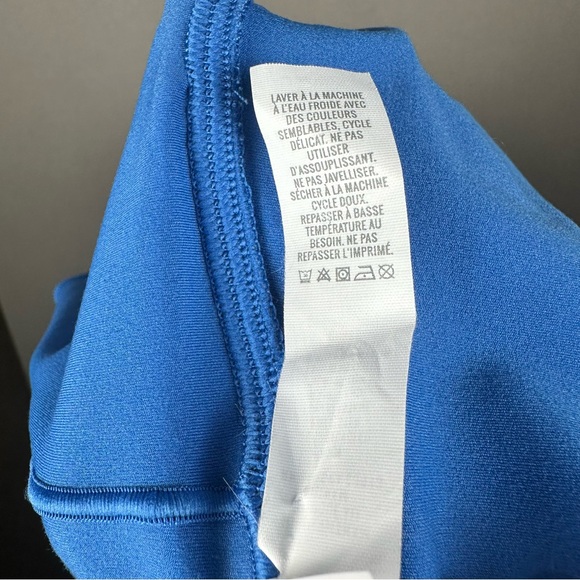 OFFLINE by Aerie Women’s Real Me Ruched  Flowy Blue Tiger Print Shorts Sz L - Picture 11 of 11